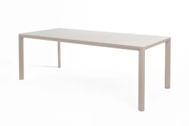 Обеденный стол из алюминия GONZO 220 см бежевый  Joygarden