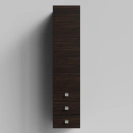 Пенал Квадро 35 подвесной, Палисандр ПВХ 43101, правый