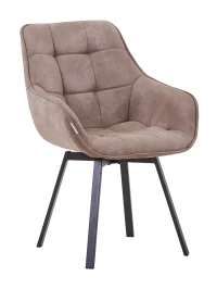 DC837 Стул мягкий поворотный с подлокот., ТЕМНО-СЕРЫЙ#RK962-11 замша, каркас металл черный КВАДРАТ DC837 Стул мягкий поворотный с подлокот., ТЕМНО-СЕРЫЙ#RK962-11 замша, каркас металл черный КВАДРАТ