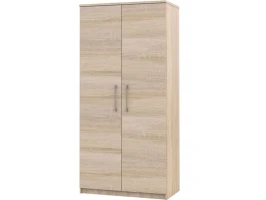 Шкаф «Аврора» 2дв, Дуб сонома/Белый