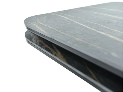 Обеденная группа AROOMA (стол Леон + 4 стула Сильвио Vivaldi), черный