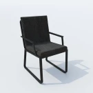 Стул ALBA маренго - каркас карбон