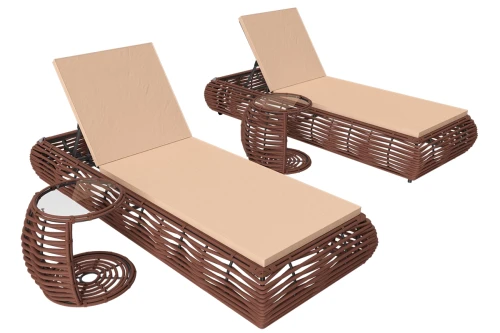 MOKKA MAJORCA Шезлонг, цвет капучино