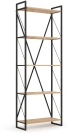 Скарлетт Стеллаж 940 Дуб сонома/Черный