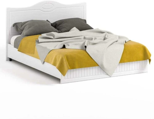 Кровать 1600 Монако МН-9 белое дерево