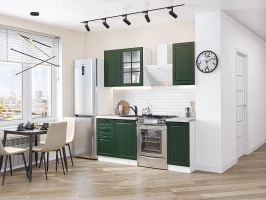 Кухонный гарнитур Дублин-04 Special Green Белый