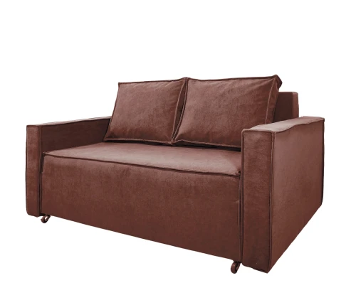 Диван аккордеон Лофт 160 ,коричневый