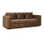 Диван еврокнижка Стелла велюр коричневый