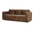 Диван еврокнижка Стелла велюр коричневый