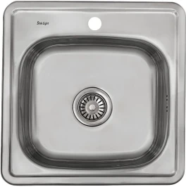 Мойка врезная 4816/0,6 1Ч Глянец