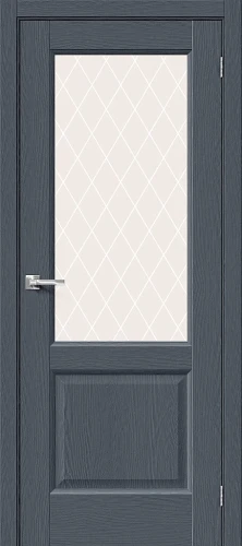 Межкомнатная дверь экошпон Неоклассик-33 Stormy Wood White Сrystal