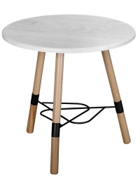 Стол журнальный Лючия 3103 серый бетон/бук/дуб дымчатый