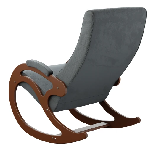 Кресло-качалка Каула М Ткань Макс 965, каркас орех