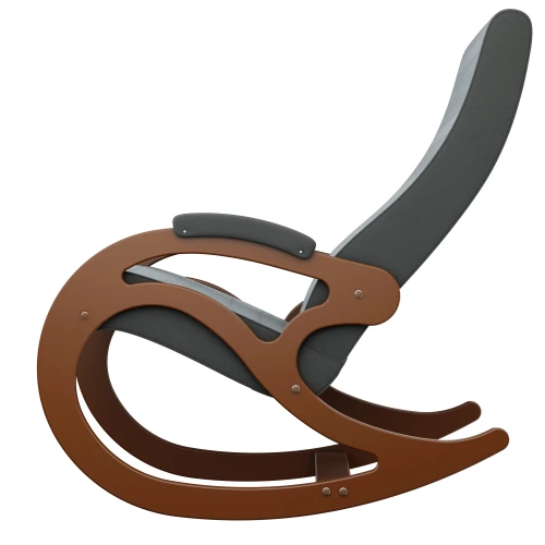 Кресло-качалка Каула М Ткань Макс 965, каркас орех