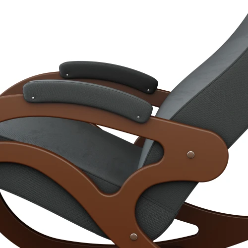 Кресло-качалка Каула М Ткань Макс 965, каркас орех