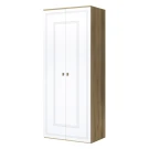 Шкаф Вега Сапфир 2дв, белый глянец