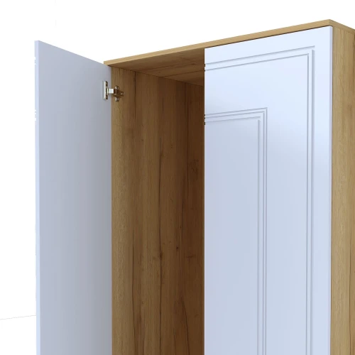 Шкаф Вега Сапфир 2дв, белый глянец