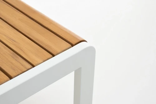 Комплект кофейных столов из алюминия MAYA белый  Joygarden