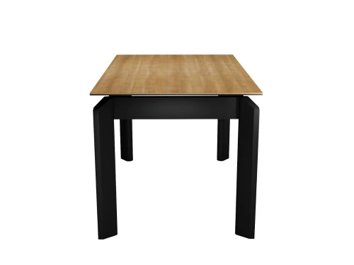 Стол DikLine KT140 керамика HC001 матовая/опоры черные