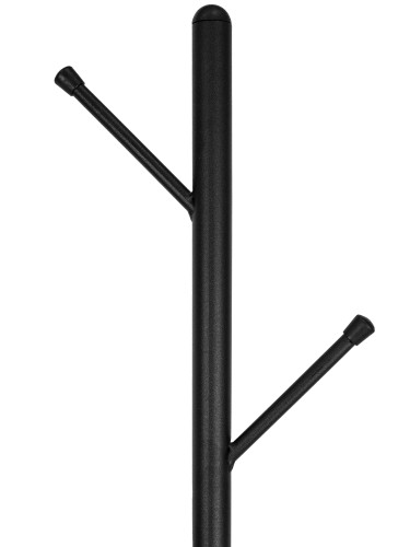 Вешалка напольная Пико 6 черный/торос графит софт