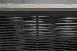 "Сан Ремо" диван 2-местный плетеный из роупа, каркас алюминий темно-серый, роуп серый, ткань серая