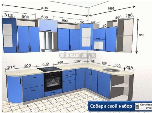 Кухня Палермо Комплектация 1