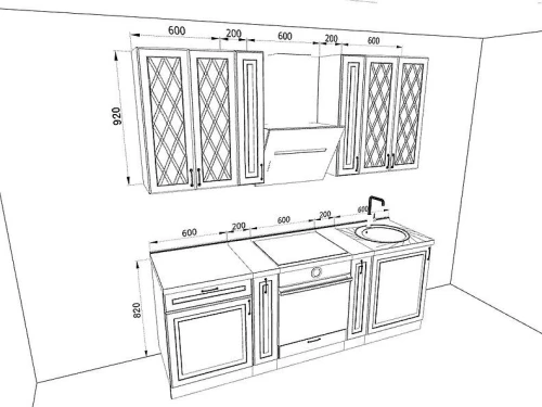 Кухня Ницца Комплектация 14