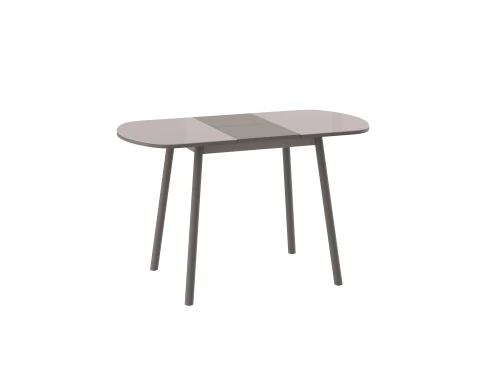 Стол Раунд мини 94, Стекло, Капучино