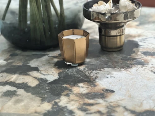 Стол ALONSO 200 TL-137  матовый, итальянская керамика/медный брашированный каркас, ®DISAUR