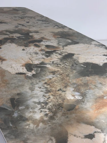 Стол ALONSO 200 TL-137  матовый, итальянская керамика/медный брашированный каркас, ®DISAUR