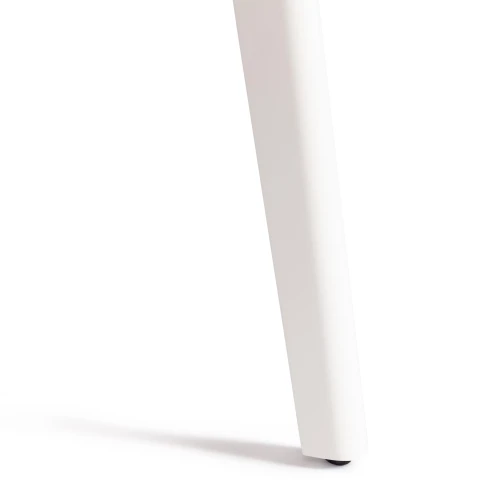 Стол обеденный SVELTO ЛДСП, опора-массив березы, 105 х 105 (140) х 74.5 см, Белый /белый