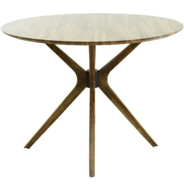 Стол «Вегас» D110, светлый дуб/патина