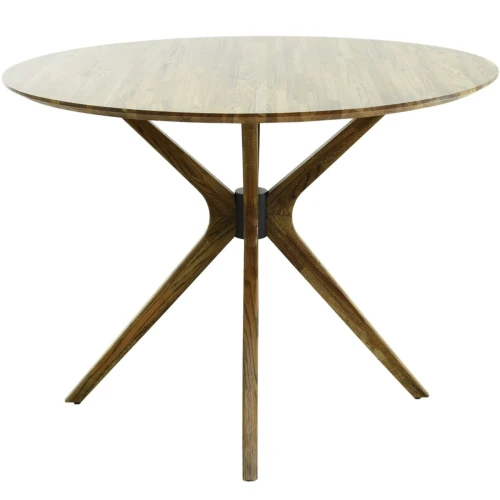 Стол «Вегас» D110, светлый дуб/патина