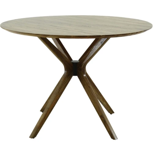 Стол «Вегас» D110, светлый дуб/патина