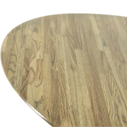 Стол «Вегас» D110, светлый дуб/патина