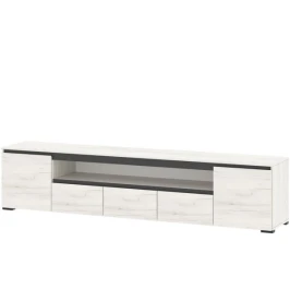 Тумба «Гретта» 2С3Я, Крафт белый/Антрацит