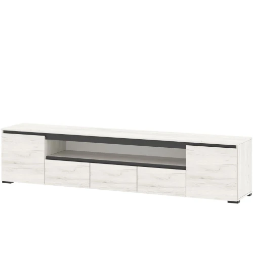 Тумба «Гретта» 2С3Я, Крафт белый/Антрацит