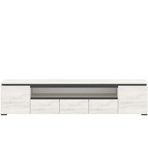 Тумба «Гретта» 2С3Я, Крафт белый/Антрацит