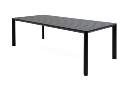 Обеденный стол из алюминия GONZO 220 см графит  Joygarden
