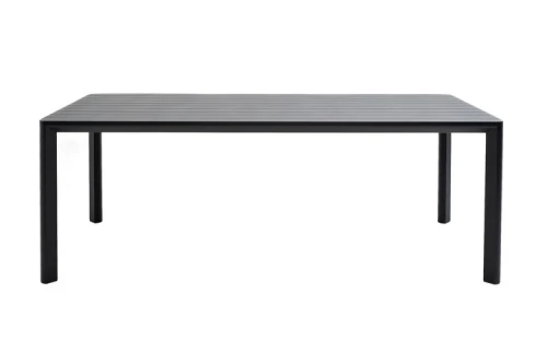 Обеденный стол из алюминия GONZO 220 см графит  Joygarden