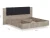 Кровать «Джулия» МИ 180*200 без ламелей, Крафт серый