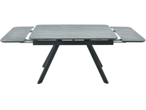 Обеденная группа AROOMA (стол Леон + 4 стула Сильвио Vivaldi 15), черный