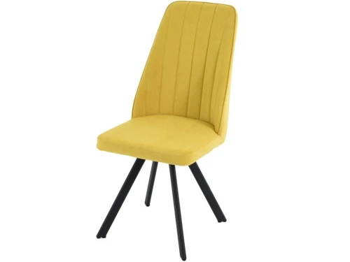 Обеденная группа AROOMA (стол Леон + 4 стула Сильвио Vivaldi 15), черный