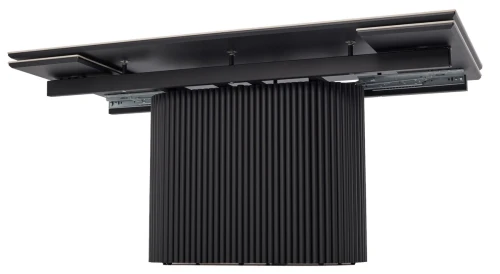 Стол АРИЯ 160 PANDORA LIGHT, керамика / Черный каркас М-City