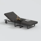 Шезлонг COSTA на колесах маренго - каркас карбон Шезлонг COSTA на колесах маренго - каркас карбон