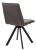 Стул BRONX, 360 град. поворот. B28 Темно-серый, велюр / черный каркас, М-City