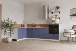 Готовая кухня КГ Угловой 1500х2700 (с пм) , Ежевика  Арника РМ в.3