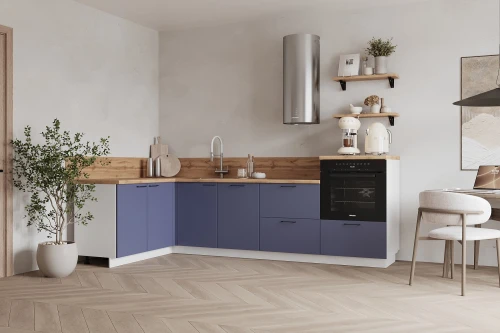 Готовая кухня КГ Угловой 1500х2700 (с пм) , Ежевика  Арника РМ в.3