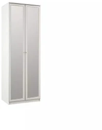 06.14 Габриэлла шкаф гл.554 с зеркалами вудлайн кремовый