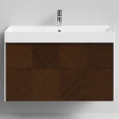 Тумба Катарини, 100 подвесной, Дуб цвет 11 Vodok с раковиной в комплекте Тумба Катарини, 100 подвесной, Дуб цвет 11 Vodok с раковиной в комплекте